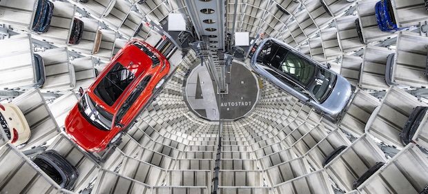 Foto der Autostadt Türme (innen)