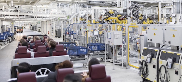 Foto einer Autostadt Werktour